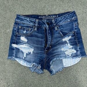 American Eagle Outfitters Blue Denim Shorts